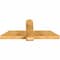 Ekena Millwork Eugene Rough Sawn Timber Gable Bracket, Western Red Cedar, 48"W x 20"H x 4"D x 6"F, 10/12 Pitch GBW048X20X0406EUG00RWR - alternate 4